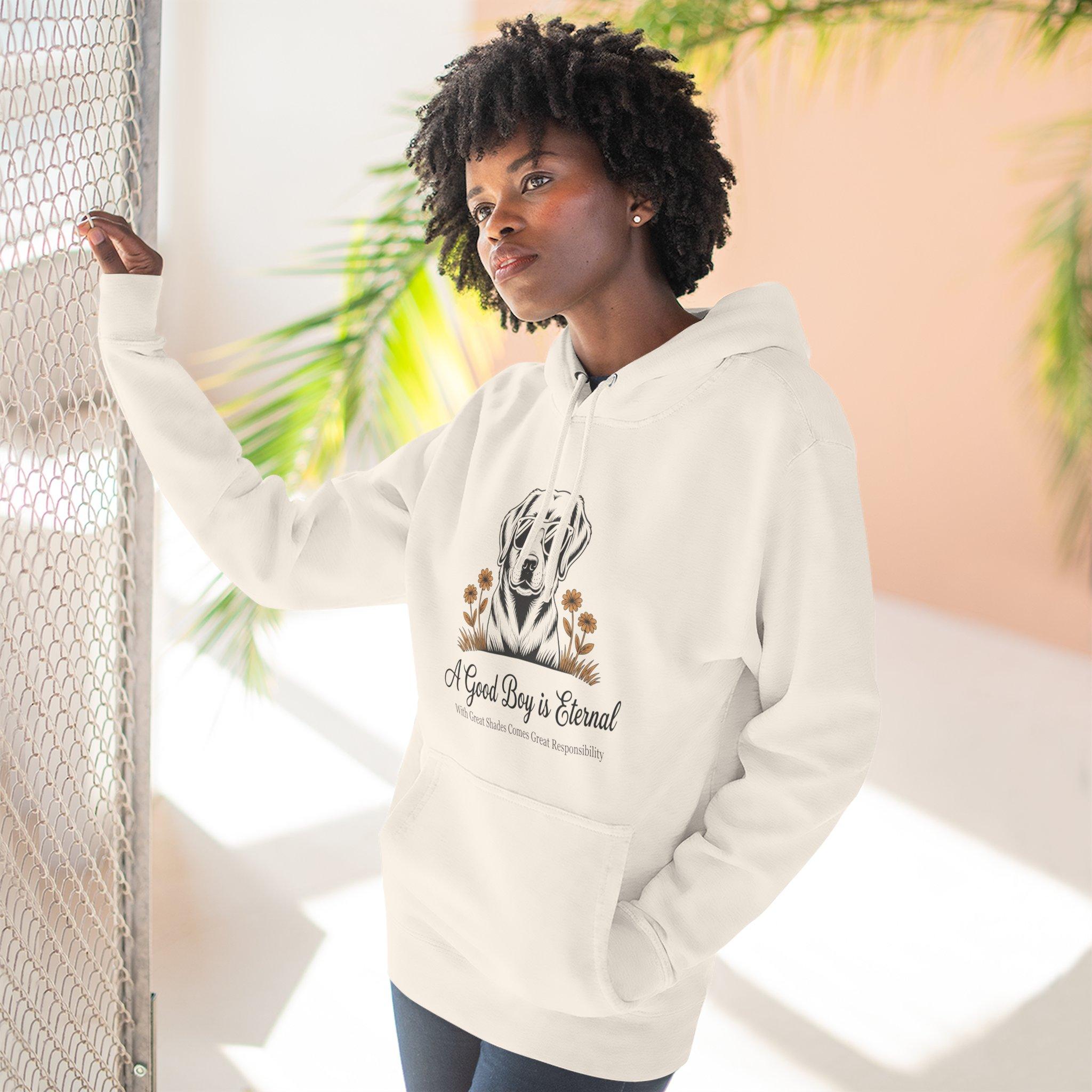 Memorial Dog Hoodie — "A Good Boy is Eternal" Paw Print Tribute 12 Memorial Dog Hoodie — "A Good Boy is Eternal" Paw Print Tribute - Imagen 12