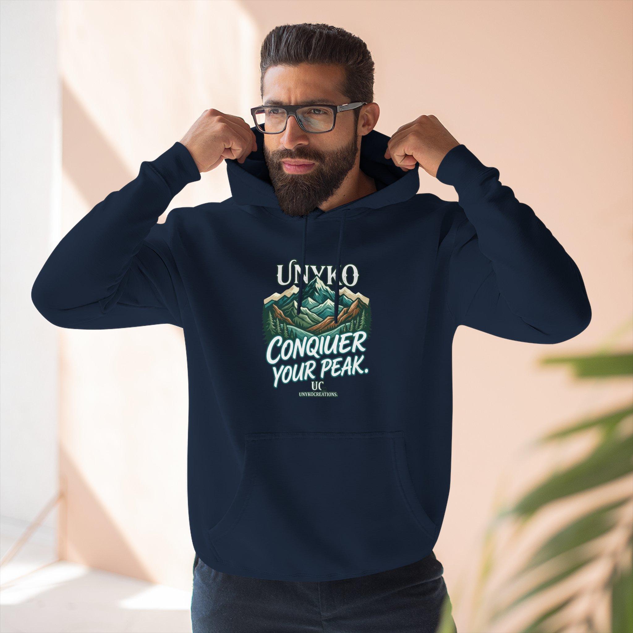 Conquer Your Peak Mountain Hoodie — Inspirational Outdoor Adventure Pullover 17 Conquer Your Peak Mountain Hoodie — Inspirational Outdoor Adventure Pullover - Imagen 17