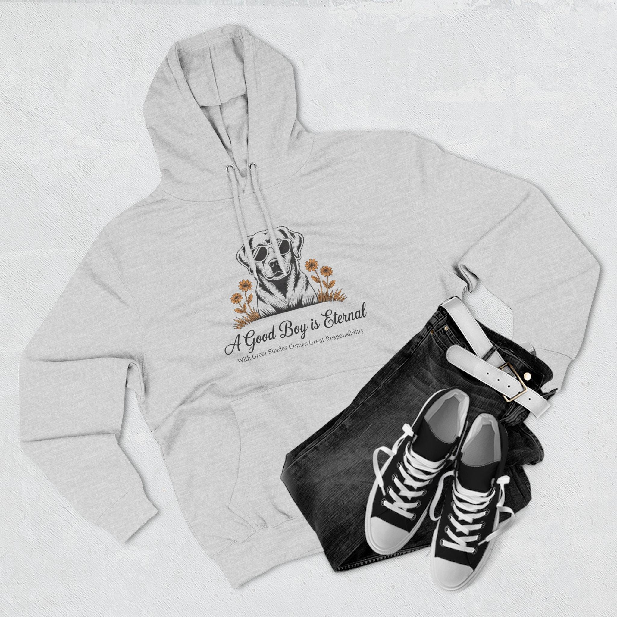 Memorial Dog Hoodie — "A Good Boy is Eternal" Paw Print Tribute 7 Memorial Dog Hoodie — "A Good Boy is Eternal" Paw Print Tribute - Imagen 7