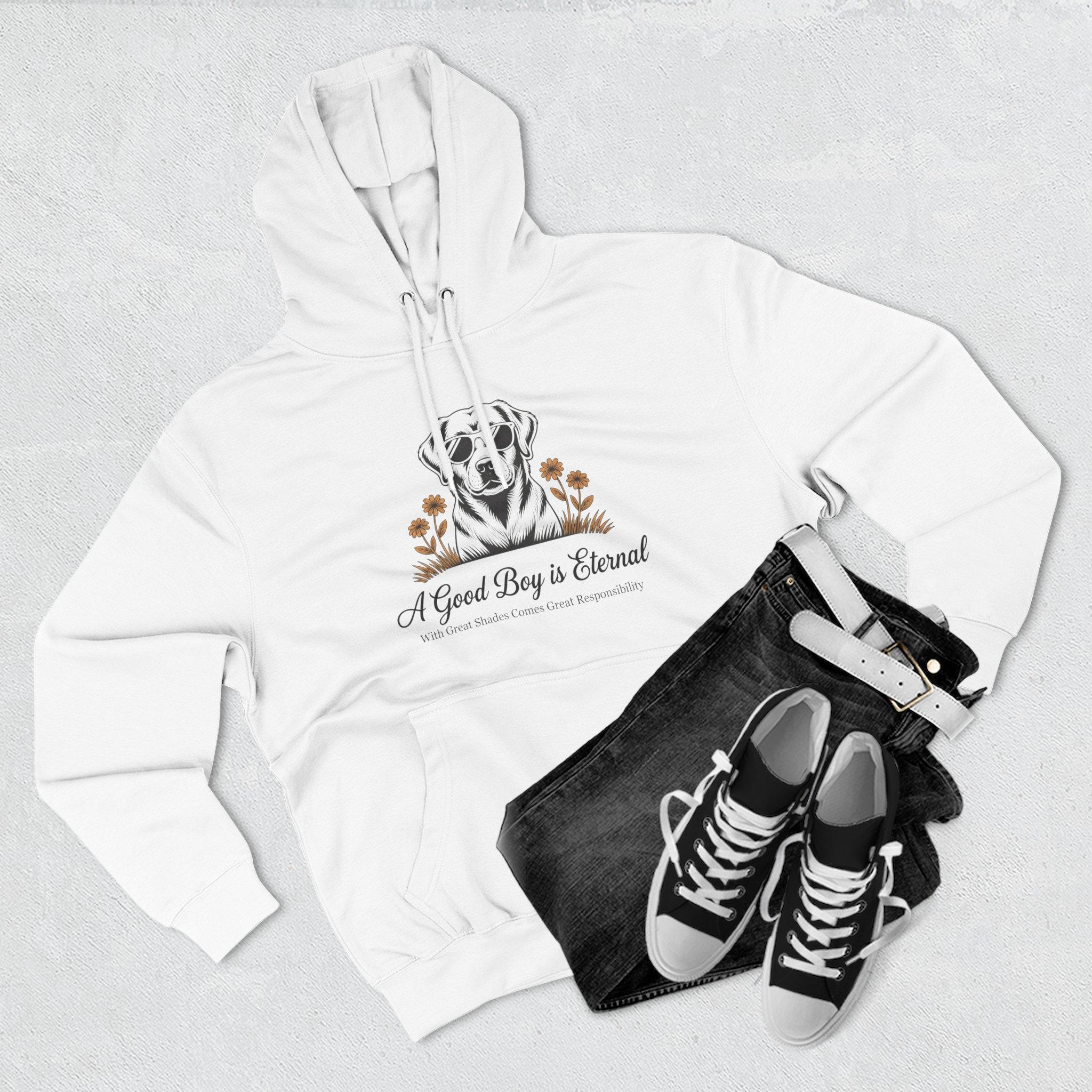 Memorial Dog Hoodie — "A Good Boy is Eternal" Paw Print Tribute 3 Memorial Dog Hoodie — "A Good Boy is Eternal" Paw Print Tribute - Imagen 3