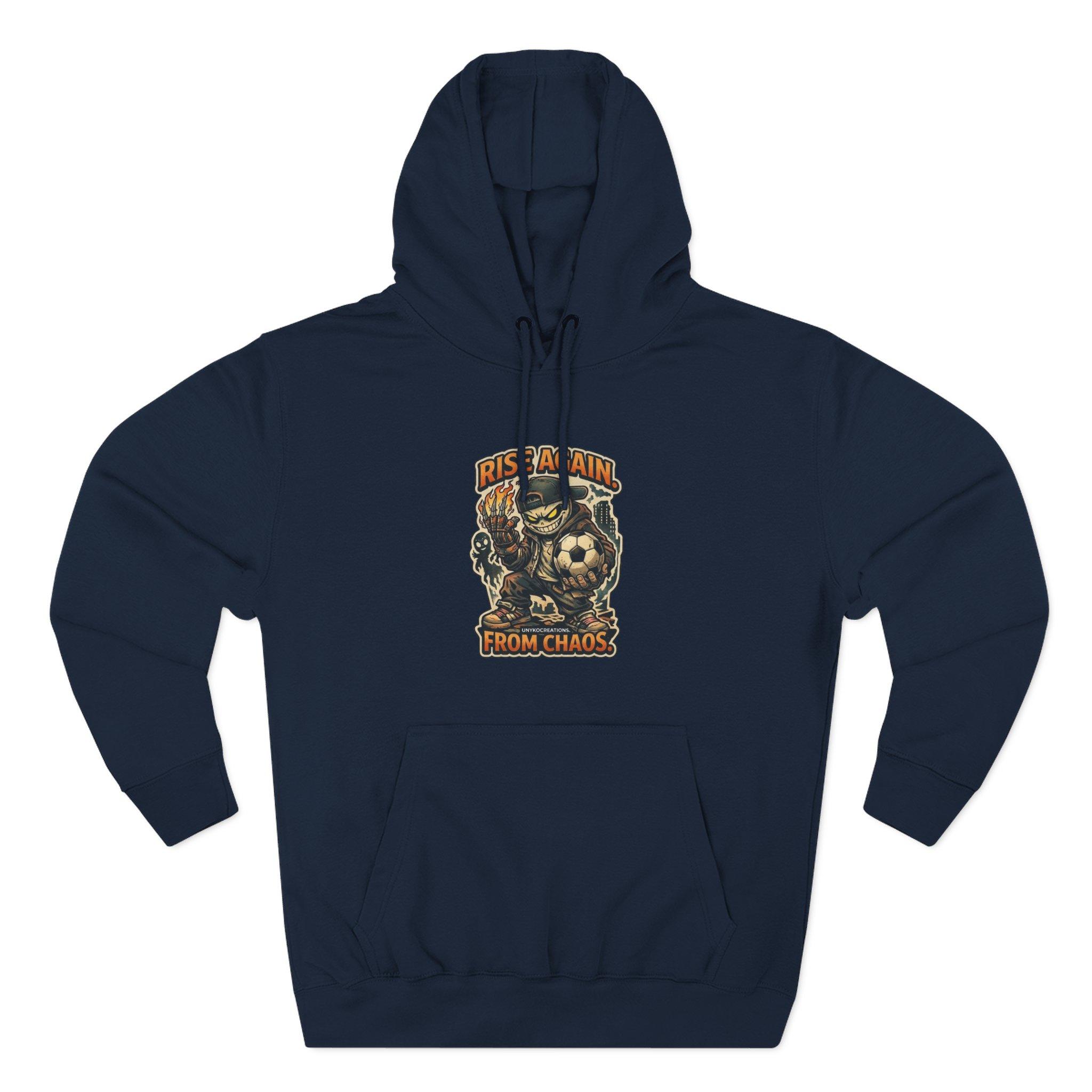 Hoodie - 'Rise Again From Chaos' Bear Graphic Pullover 20 Hoodie - 'Rise Again From Chaos' Bear Graphic Pullover - Imagen 20