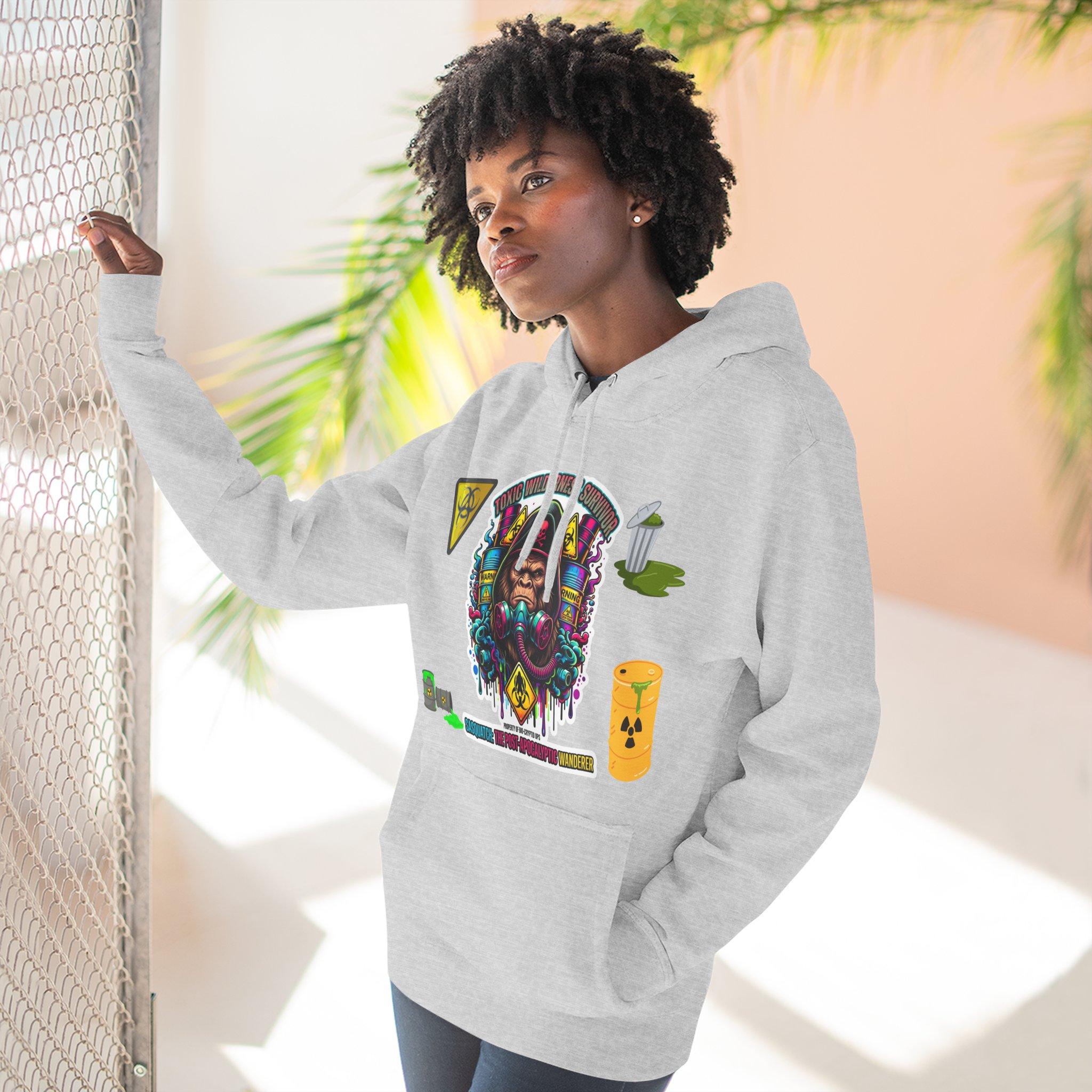 Sudadera con capucha y máscara tribal psicodélica: jersey con estampado vaporwave colorido. 13 Sudadera con capucha y máscara tribal psicodélica: jersey con estampado vaporwave colorido. - Imagen 13