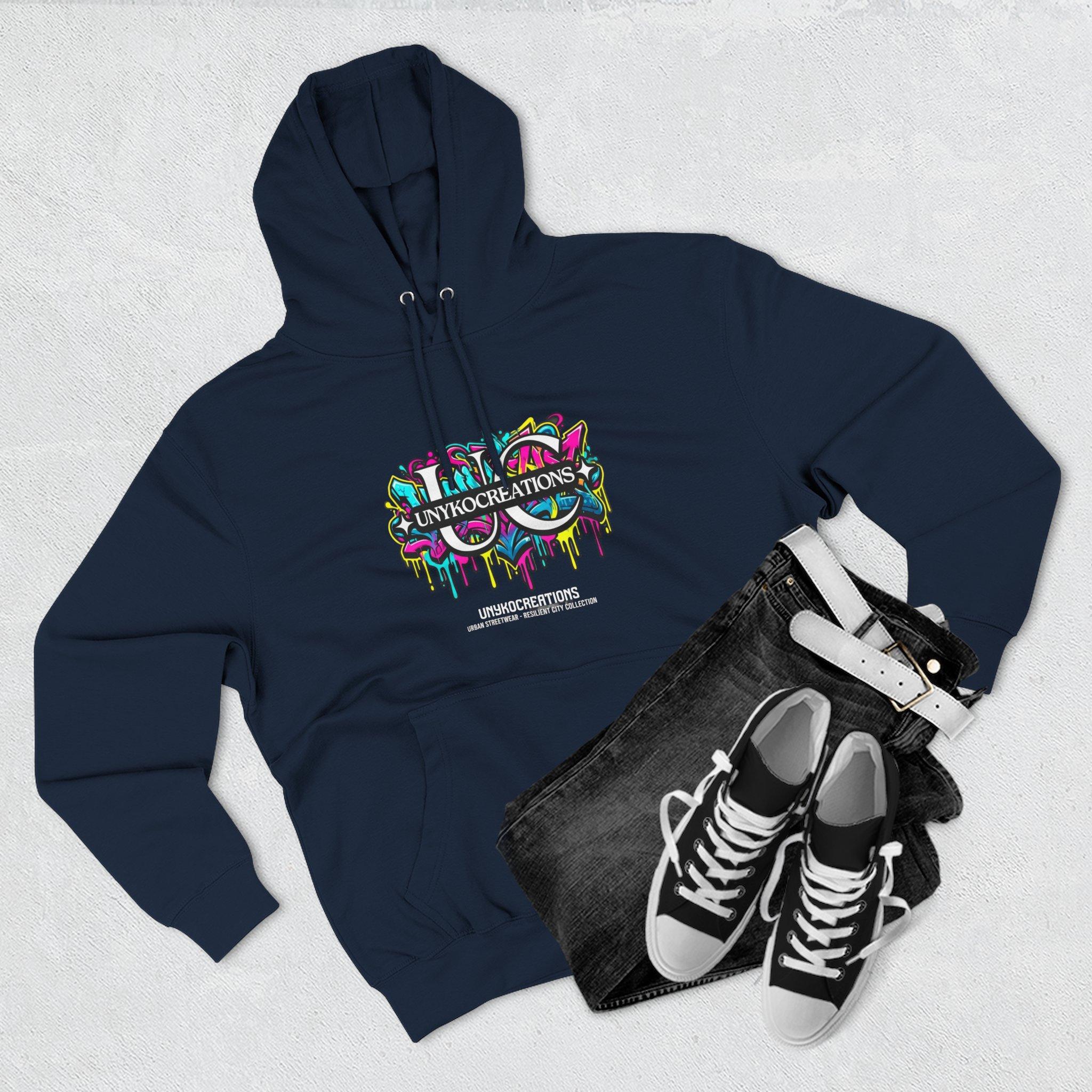 Graffiti Logo Hoodie - Colorful Urban Streetwear Fleece 11 Graffiti Logo Hoodie - Colorful Urban Streetwear Fleece - Imagen 11