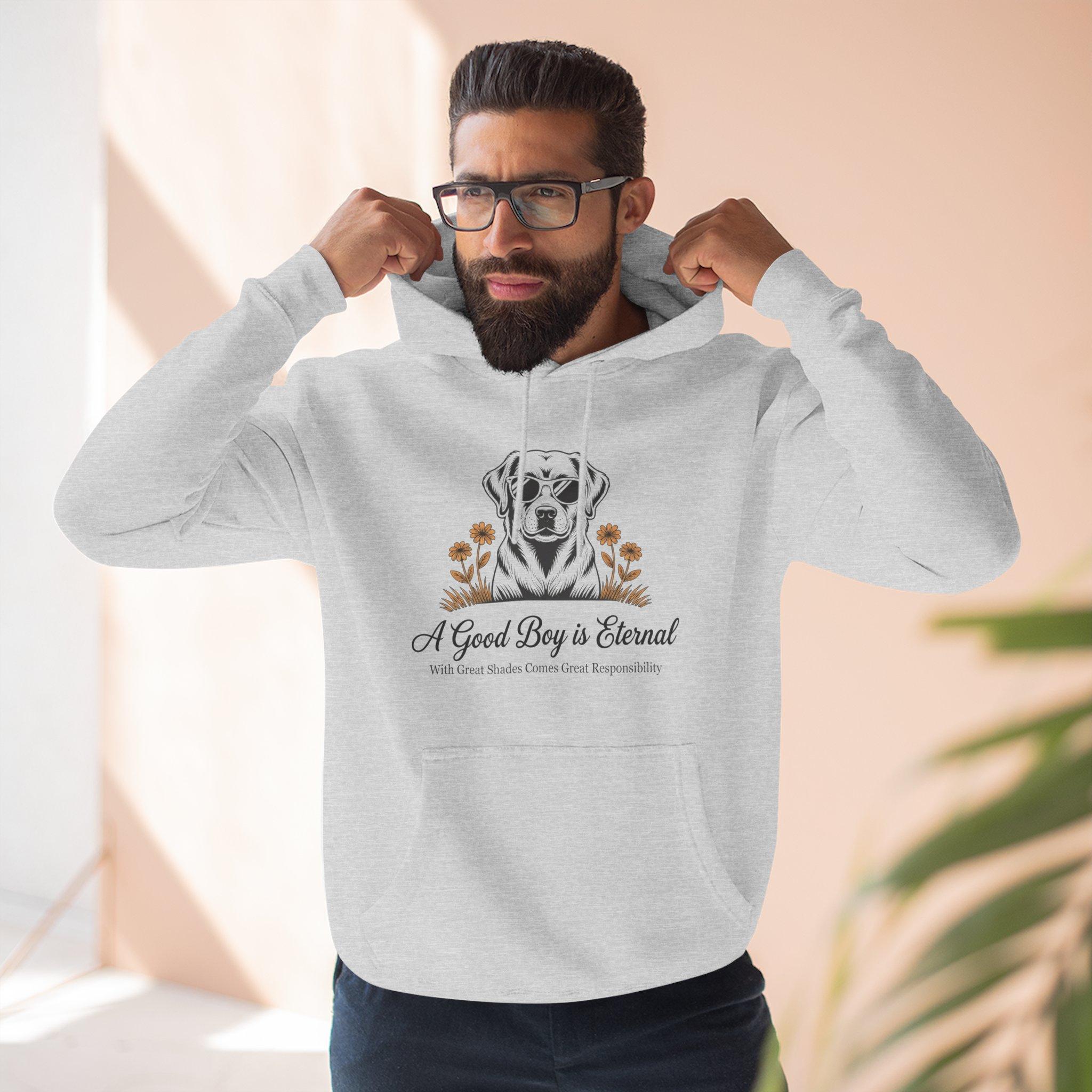 Memorial Dog Hoodie — "A Good Boy is Eternal" Paw Print Tribute 8 Memorial Dog Hoodie — "A Good Boy is Eternal" Paw Print Tribute - Imagen 8