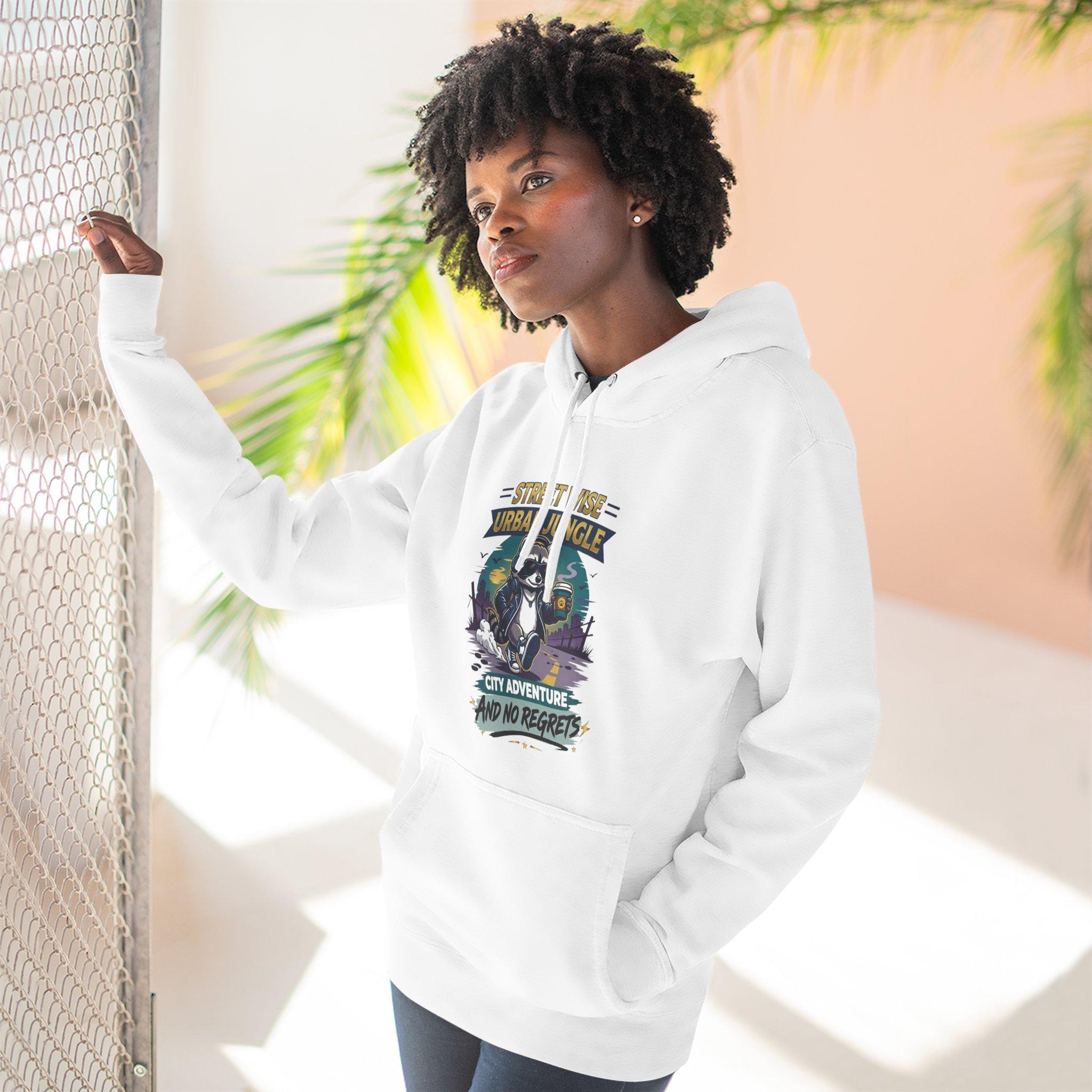 Sudadera con capucha Aventura en la ciudad — Sudadera con capucha de forro polar con estampado Streetwise Urban Jungle 2 Sudadera con capucha Aventura en la ciudad — Sudadera con capucha de forro polar con estampado Streetwise Urban Jungle - Imagen 2