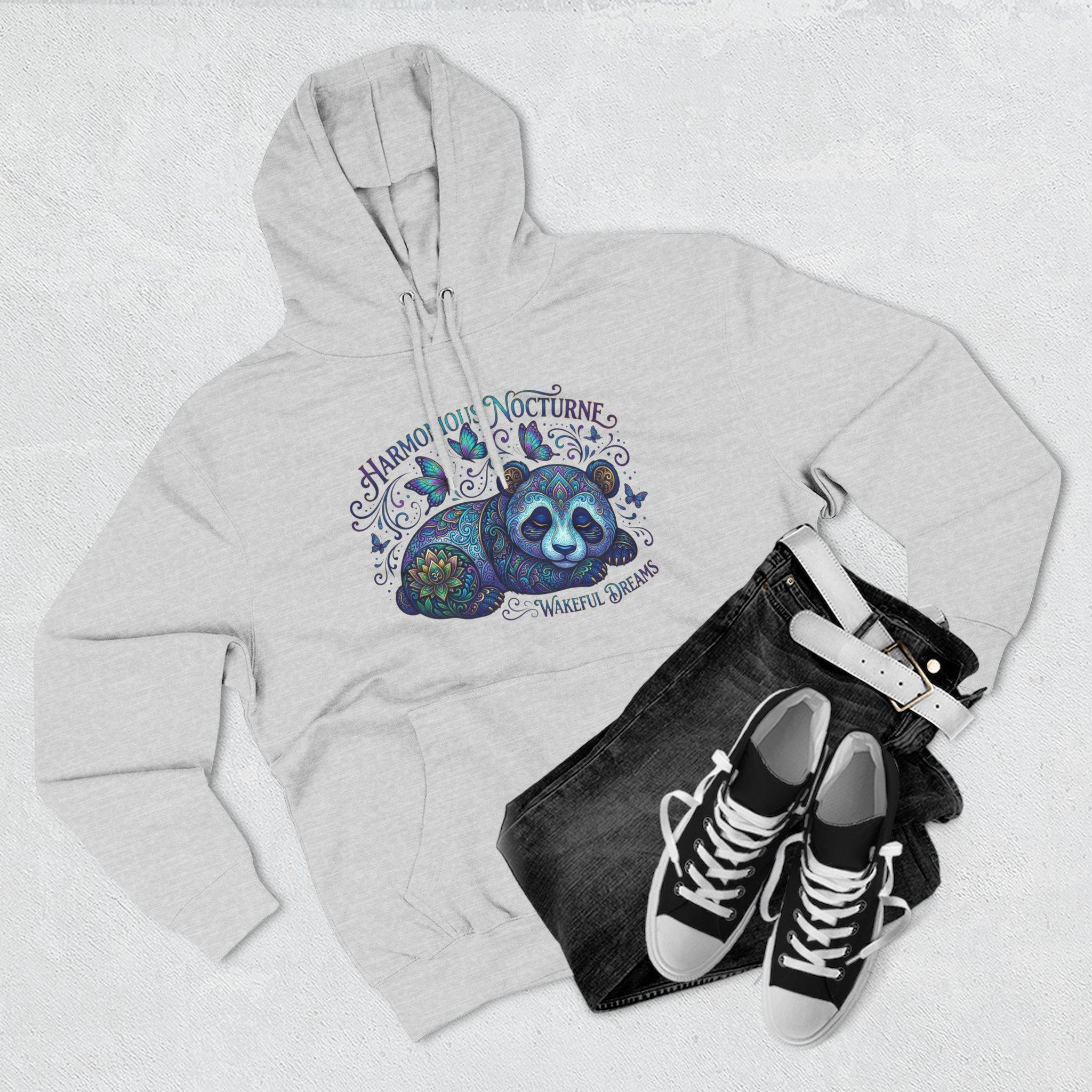 Sudadera con capucha Nocturne Harmony Panda — Sudadera de forro polar con estampado de fauna nocturna y un toque de fantasía. 7 Sudadera con capucha Nocturne Harmony Panda — Sudadera de forro polar con estampado de fauna nocturna y un toque de fantasía. - Imagen 7