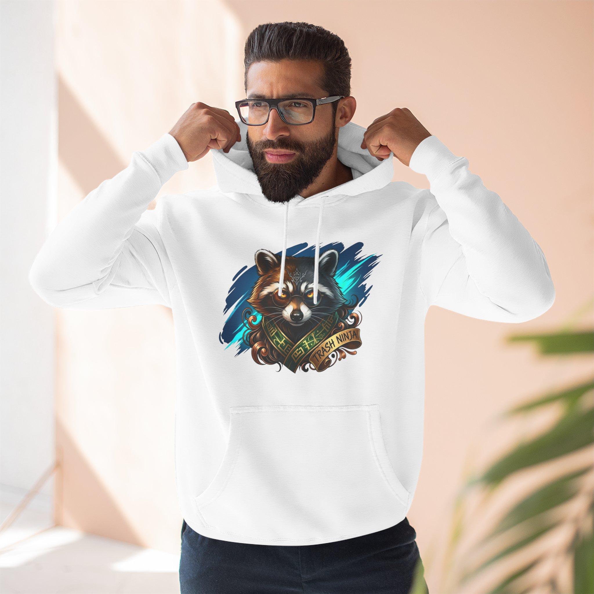 Raccoon Portrait Hoodie — Cute Forest Animal Graphic Pullover 26 Raccoon Portrait Hoodie — Cute Forest Animal Graphic Pullover - Imagen 26
